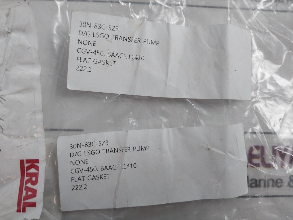Kral Ued312A Gasket Set For Lsgo Transfer Pump 30N-83C-5Z3 Ued413A C-4400