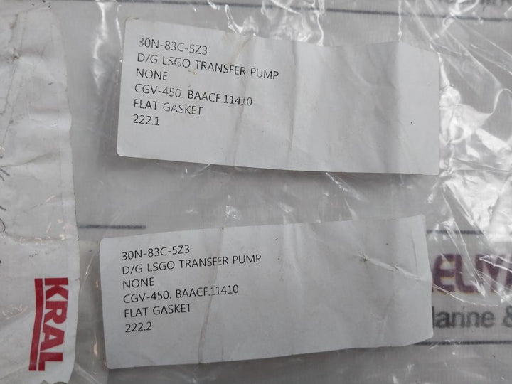 Kral Ued312A Gasket Set For Lsgo Transfer Pump 30N-83C-5Z3 Ued413A C-4400