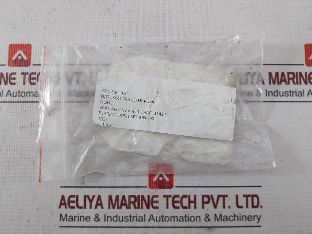 Kral Uel 08 Bearing Bush Set For D/G Lsgo Transfer Pump Iec 132 30N-83C-01O