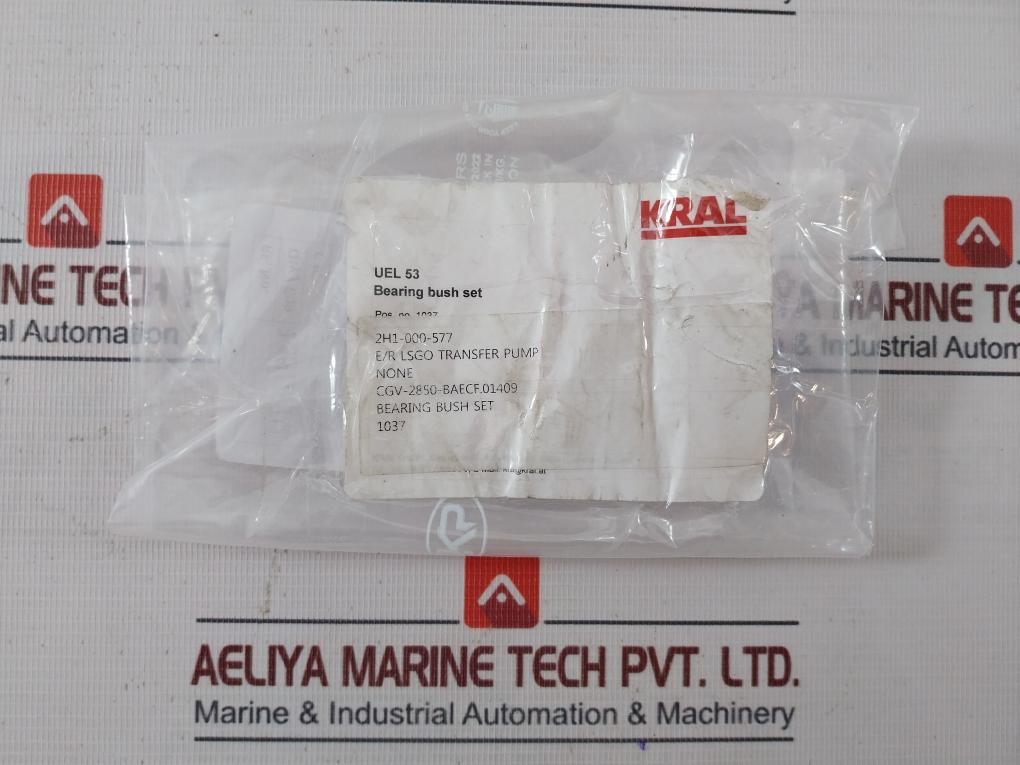 Kral Uel 53 Bearing Bush Set For E/R Lsgo Transfer Pump