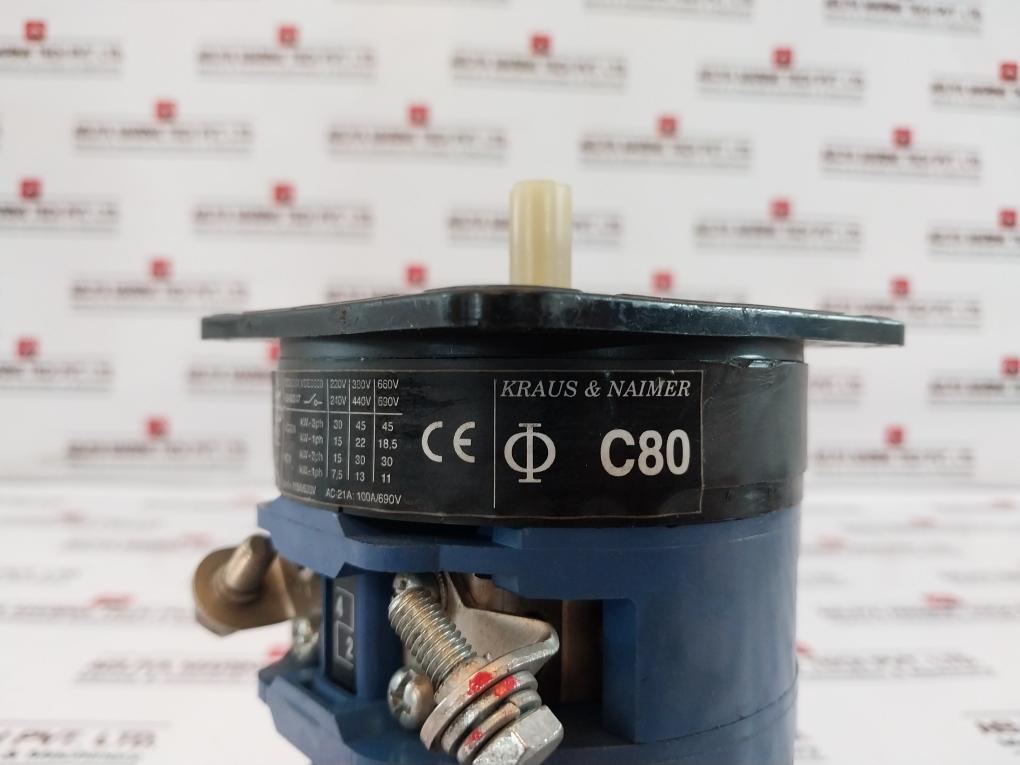 Kraus & Naimer Ca10 Rotary Switch 100Amp 600Vac