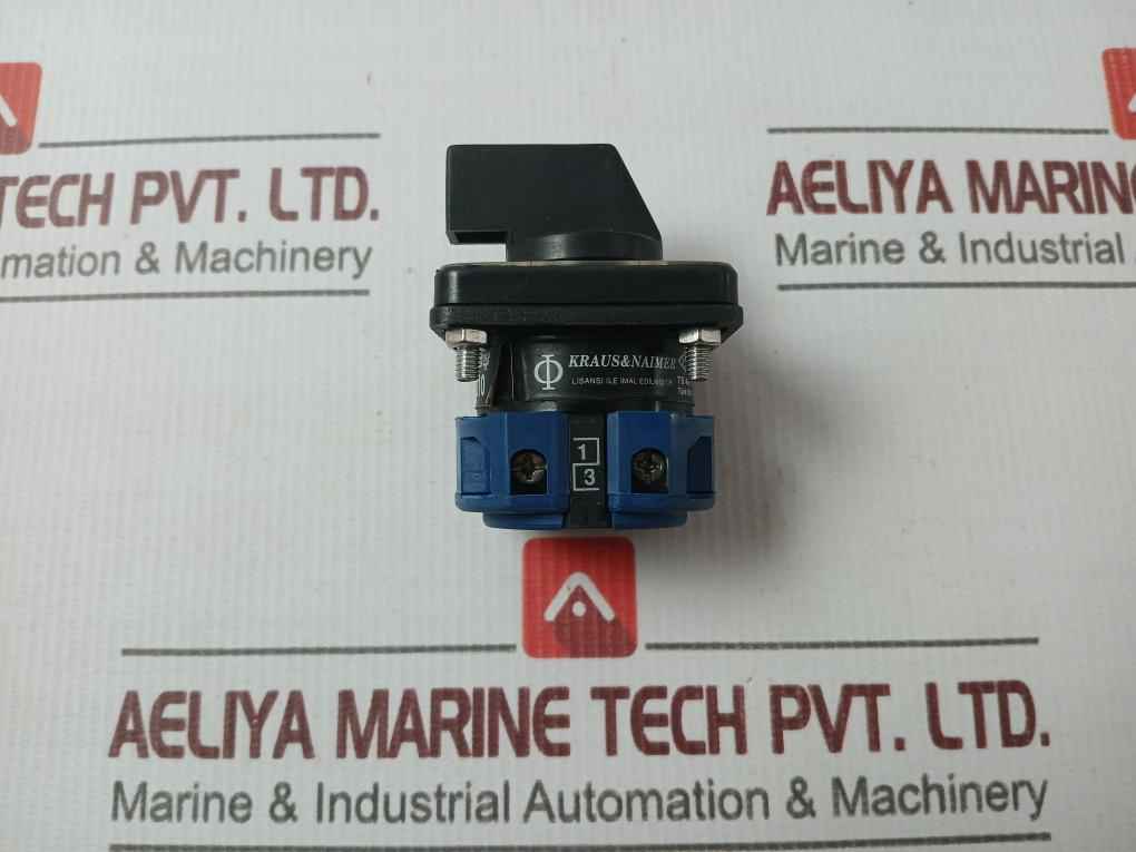 Kraus & Naimer Ca20-a210 Double Throw Cam Switch 30Amp 600Vac