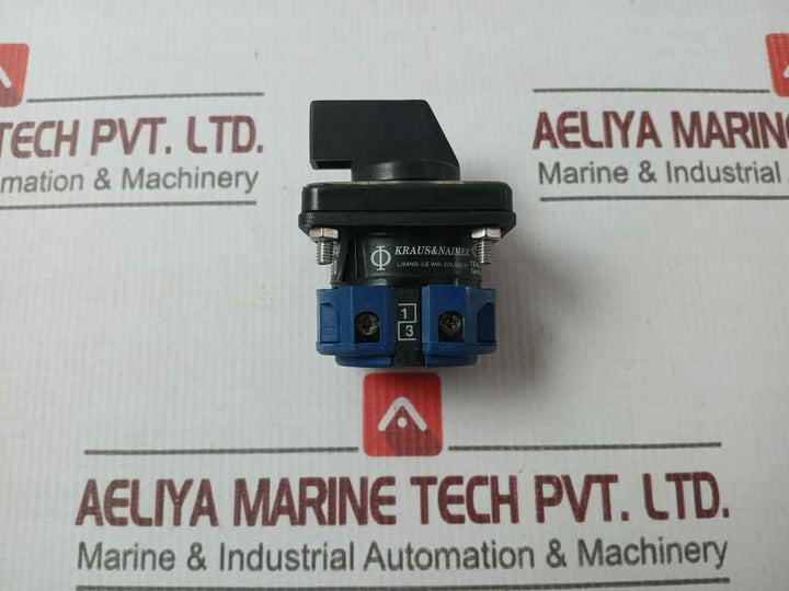 Kraus & Naimer Ca20-a210 Double Throw Cam Switch 30Amp 600Vac