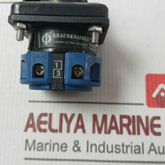 Kraus & Naimer Ca20-a210 Double Throw Cam Switch 30Amp 600Vac