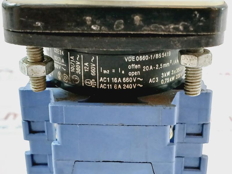 Kraus & Naimer Cf10 3 Phase Rotary Cam Switch 3Kw 3X380V