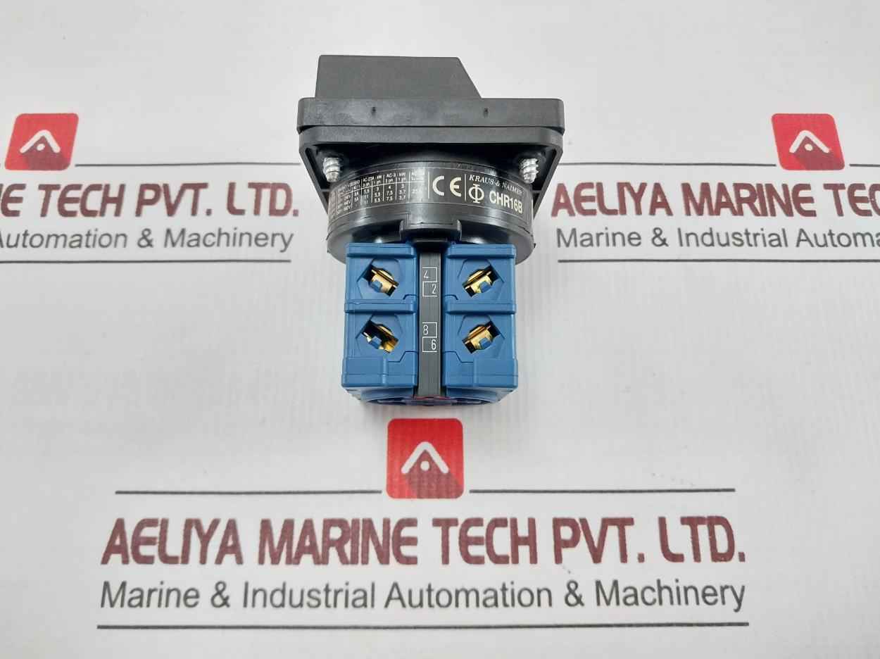 Kraus & Naimer Chr16B Manual Motor Controller 600 Vac 25 Amps