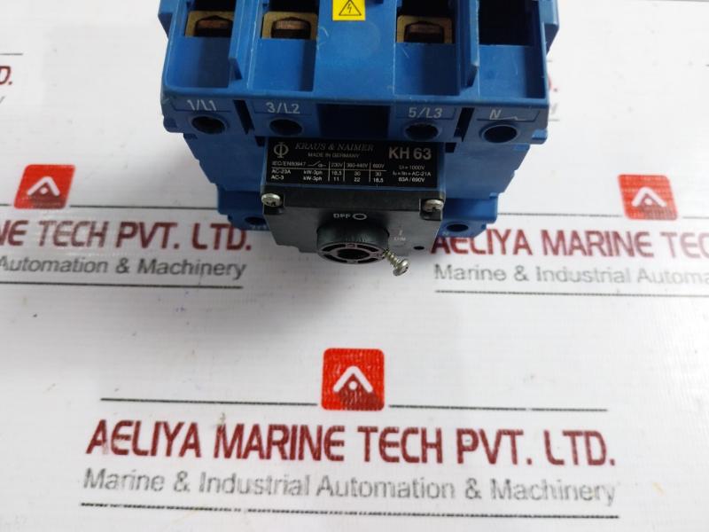 Kraus & Naimer Kh 63 Switch, 63a/690v