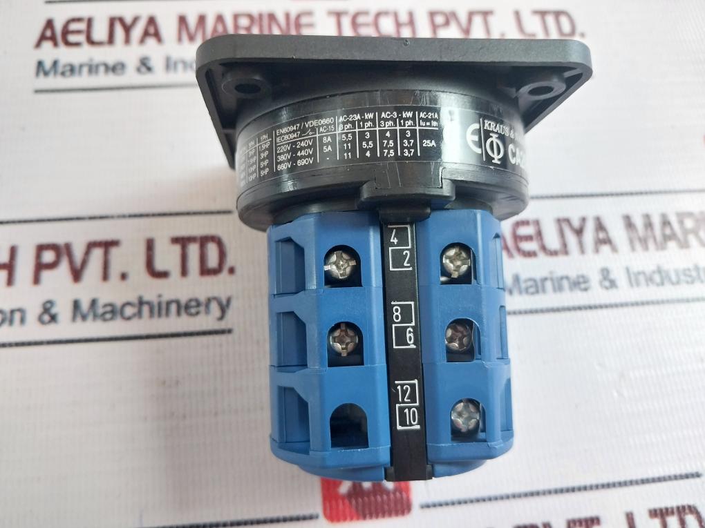 Kraus & Naimer Ca20B Limit Switch Ip65 30Amp 600Vac