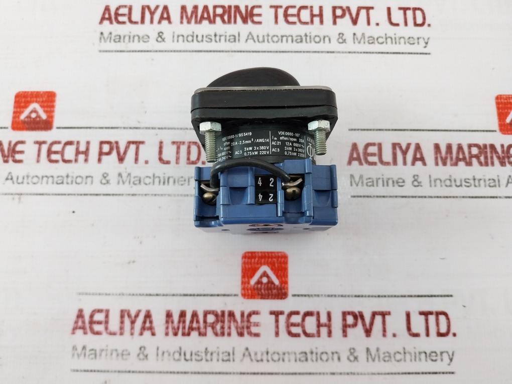 Kraus & Naimer Cf10 Rotary Switch 12 Amp 600vac 300vac 380v 12a 660v Ac11