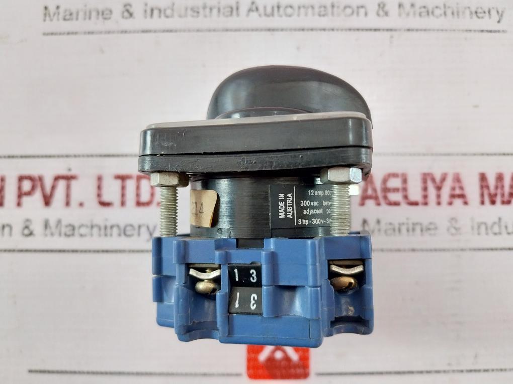 Kraus & Naimer Cf10 Rotary Switch 12 Amp 600vac 300vac 380v 12a 660v Ac11