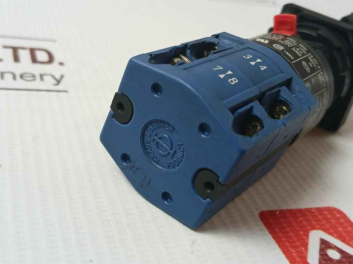 Kraus & Naimer Cg4-1 Rotary Cam Switch 10 Amp 300v-ac
