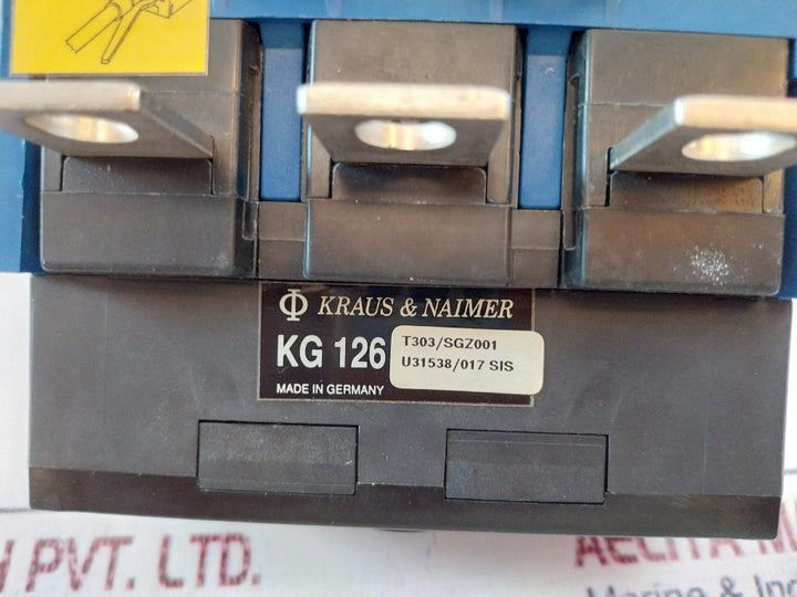Kraus & Naimer Kg126/Kg127 Manual Motor Controller 150A 600V