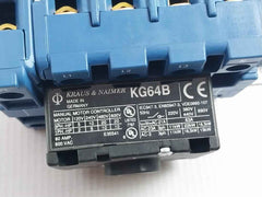 Kraus & Naimer Kg64B Manual Motor Controller 600 Vac 60 Amp T305/D-a004