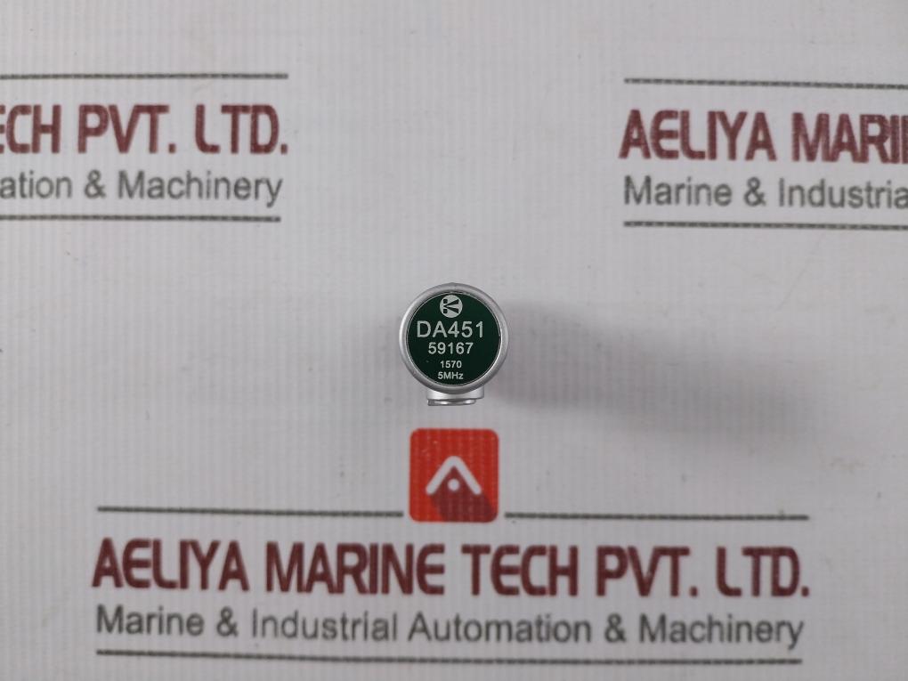 Krautkramer Da451 Ultrasonic Transducer Probe 4Mm -20 To +60°C