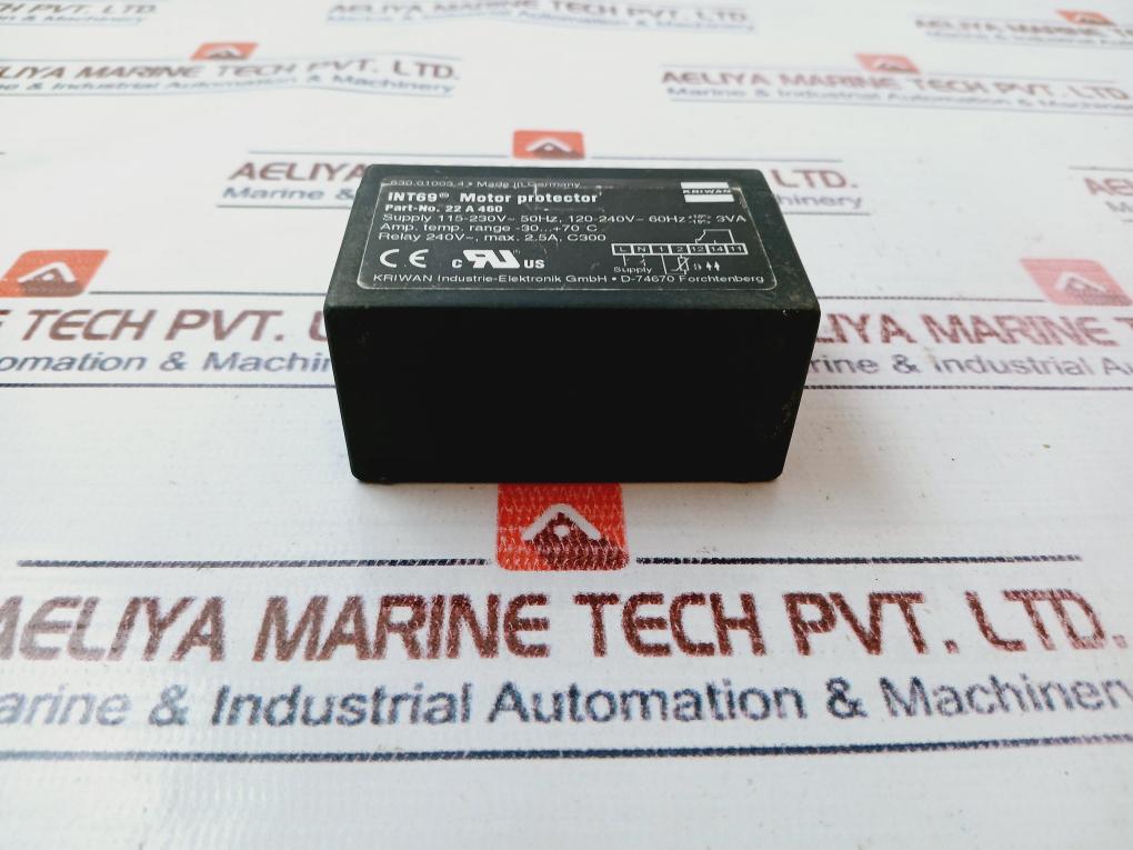 Kriwan 22 A 460 Motor Protector 115-230V~ 50Hz, 120-240V~ 60 Hz