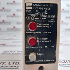 Kriwan Int69/69 Motor Protection Relay 220V 50Hz