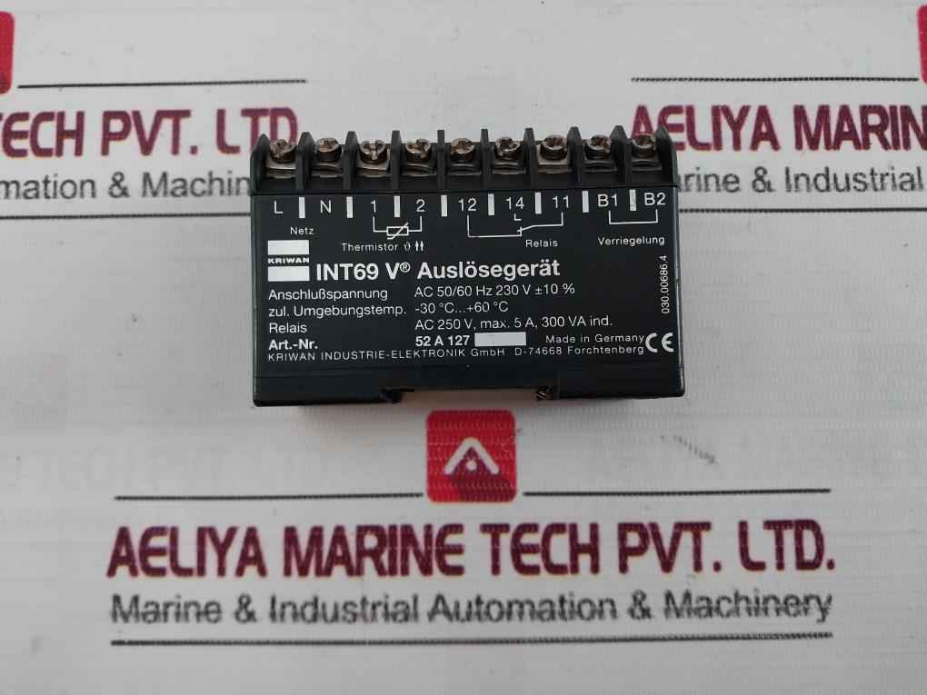 Kriwan Int69 V Motor Protector 50/60Hz -30C+60C