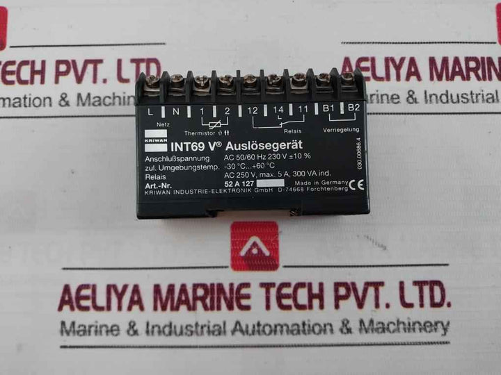 Kriwan Int69 V Motor Protector 50/60Hz -30C+60C