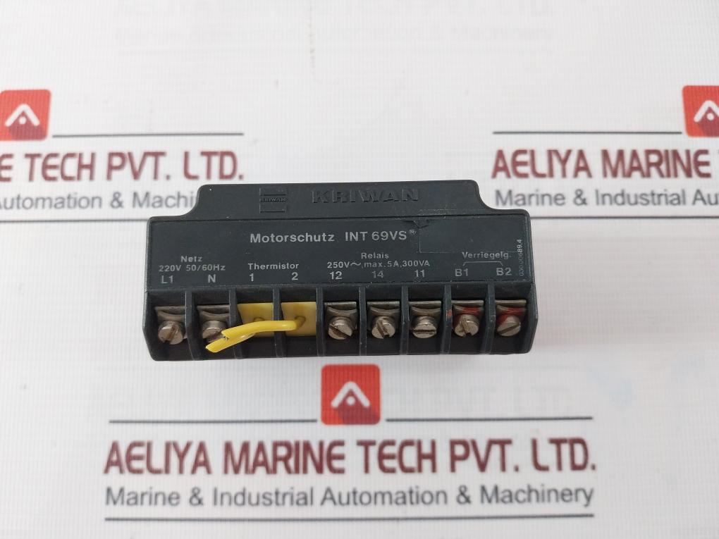 Kriwan Int 69Vs Motor Protection Relay Module 50/60Hz 250V- Max.5A 300Va 220V