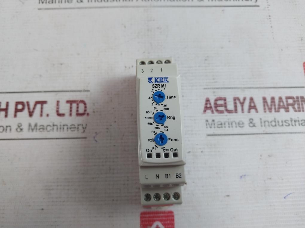 Krk Szr M1 Multi Functional Timer 6S-30H 220Vac 50/60Hz 24V 10A/250Vac 01-1