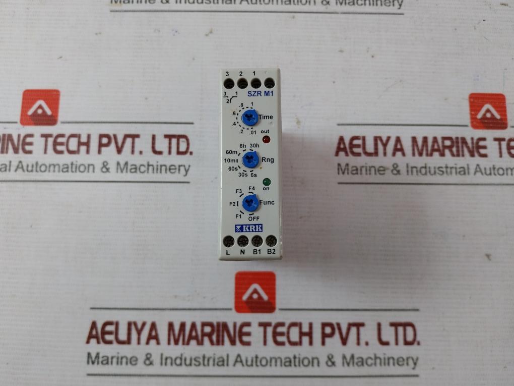 Krk Szr M1 Multifunction Timer Relay 220Vac 24V B1/B2 10A 250Vac 1Co