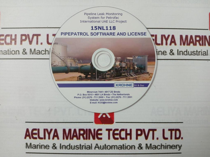 Krohne 15Nl118 Pipepatrol Software And License Cd
