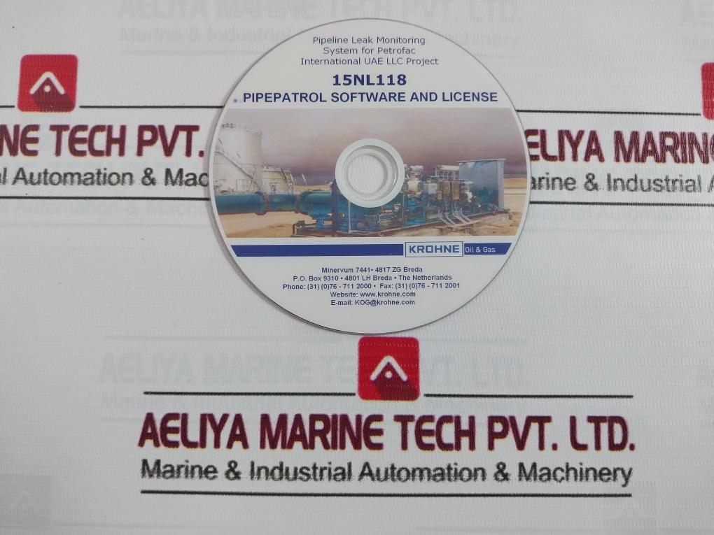 Krohne 15Nl118 Pipepatrol Software And License Cd Ze5206-dvr-j47F4