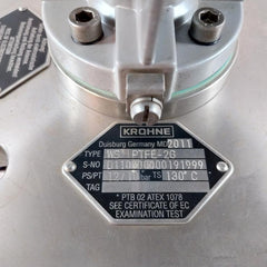 Krohne Bm702A-Ex Non Contact Radar Level Meter Ptb 99 Atex 2061 X 17-30V