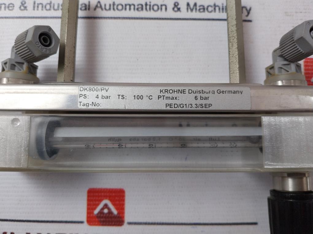 Krohne Dk800/Pv Flow Meter 4 Bar 100°C