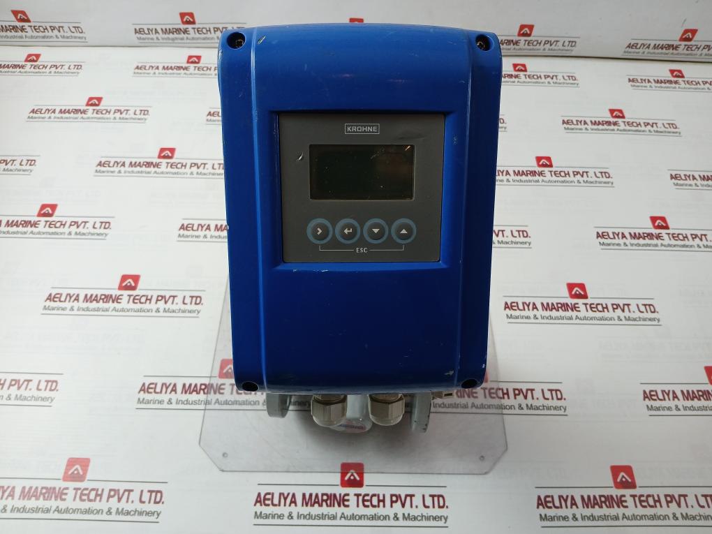 Krohne Optiflux 2100C Basic I/O Electromagnetic Flowmeter 100-230Vac 50Hz Ip67