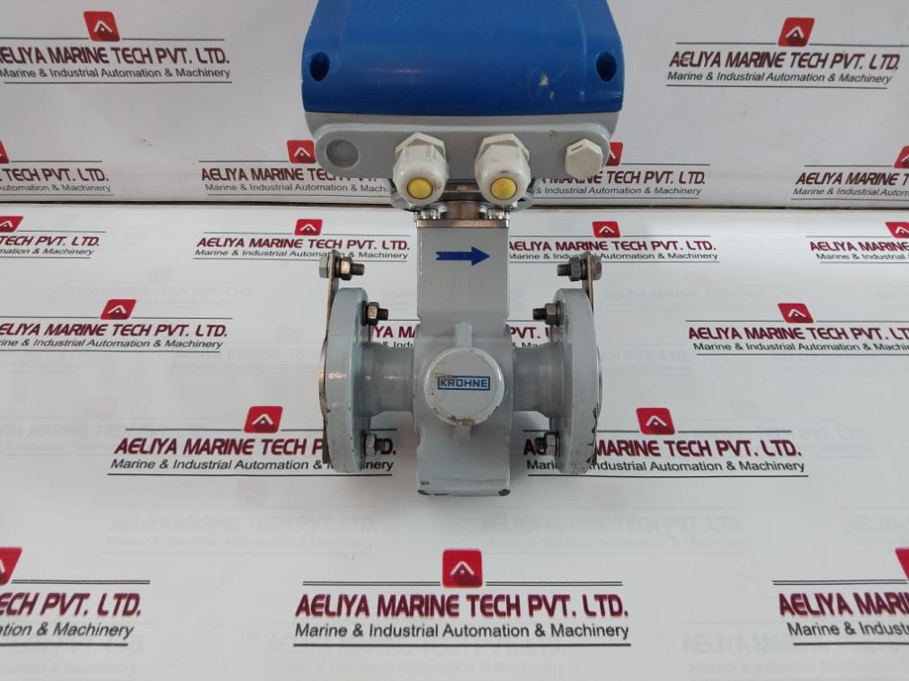 Krohne Optiflux 2100C Basic I/O Electromagnetic Flowmeter 100-230Vac 78Ohm Ip67