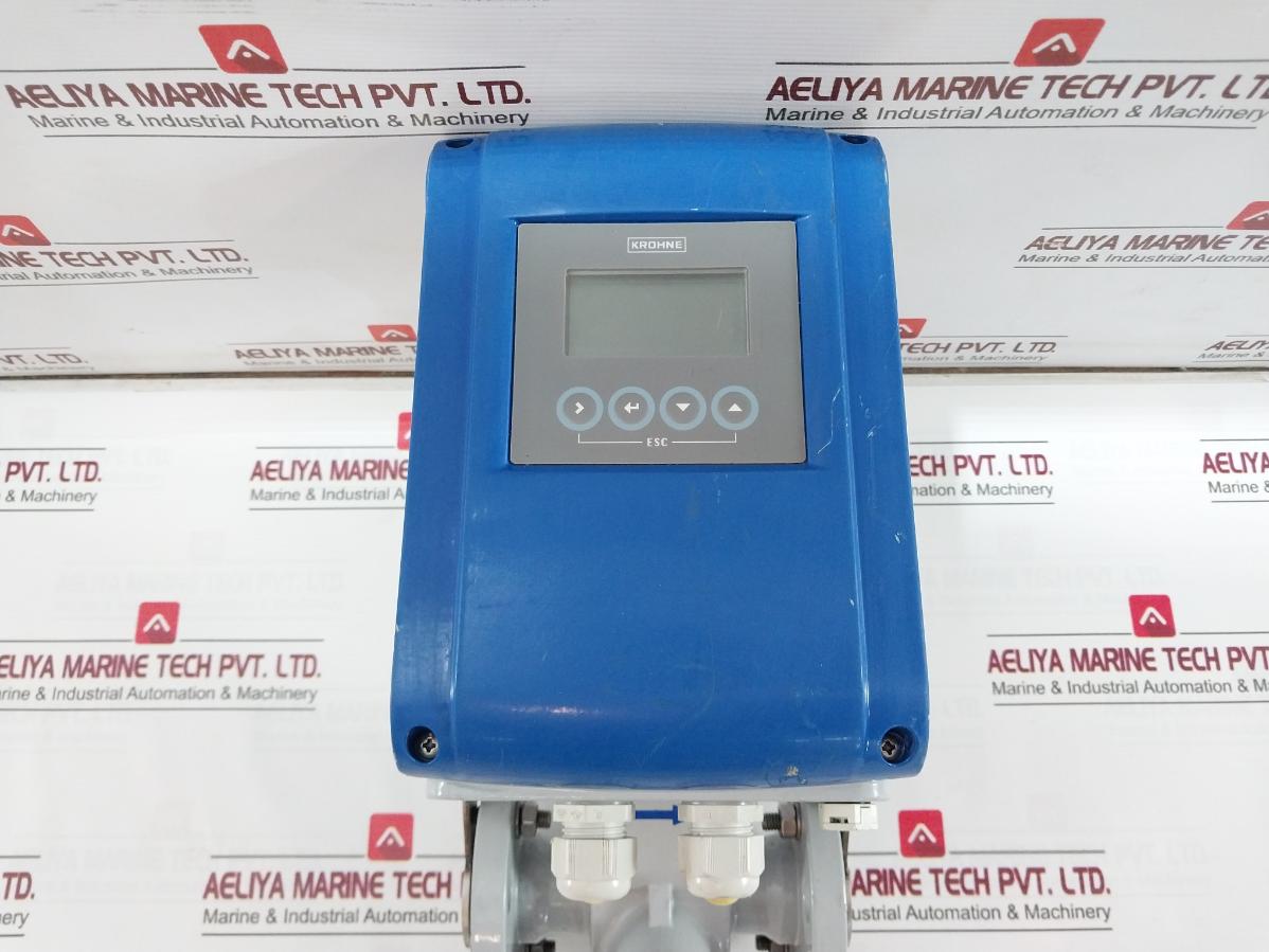 Krohne Optiflux 2100C Basic I/O Electromagnetic Flowmeter 100-230Vac 78Ohm Ip67