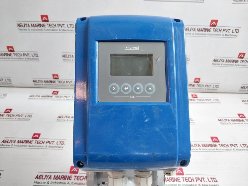 Krohne Optiflux 2100C Basic I/O Electromagnetic Flowmeter 100-230Vac Ip67 78Ohm