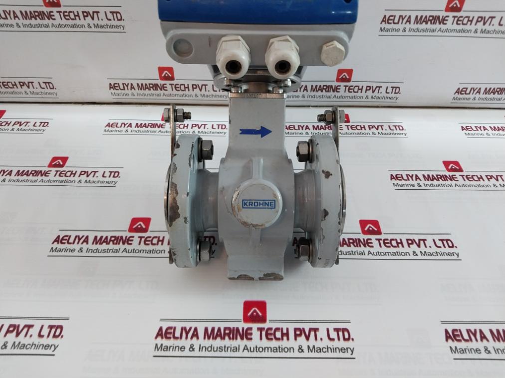 Krohne Optiflux 2100C Basic I/O Electromagnetic Flowmeter 77 Ohm Ip67 100-230Vac