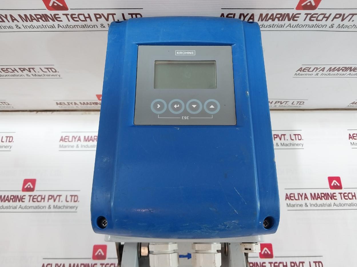 Krohne Optiflux 2100C Basic I/O Electromagnetic Flowmeter 77 Ohm Ip67 100-230Vac