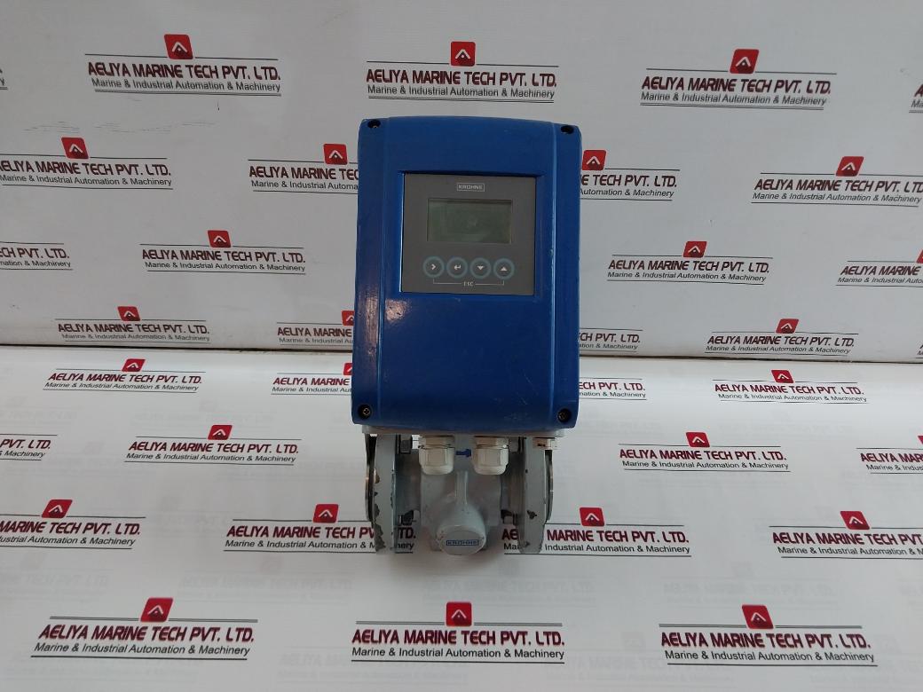 Krohne Optiflux 2100C Basic I/O Electromagnetic Flowmeter 77 Ohm Ip67 100-230Vac
