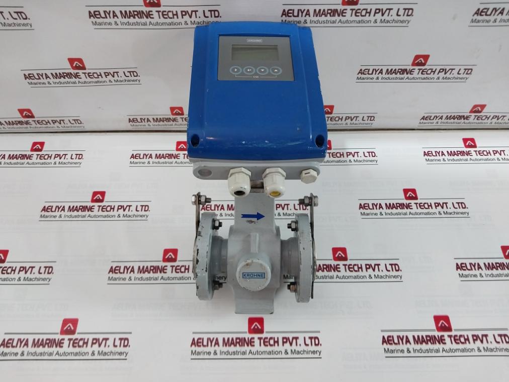 Krohne Optiflux 2100C Basic I/O Electromagnetic Flowmeter 78 Ohm Ip67 100-230Vac