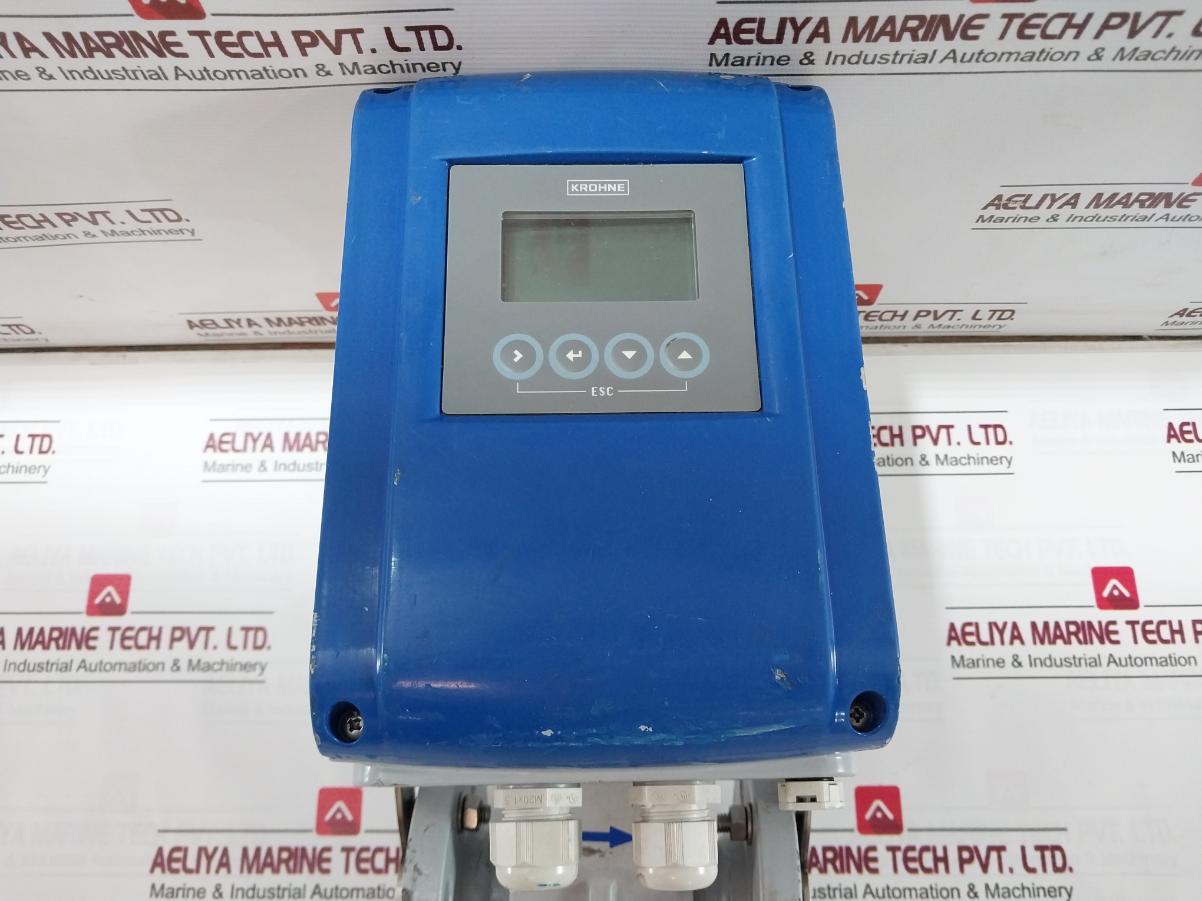Krohne Optiflux 2100C Basic I/O Electromagnetic Flowmeter 78 Ohm Ip67 100-230Vac