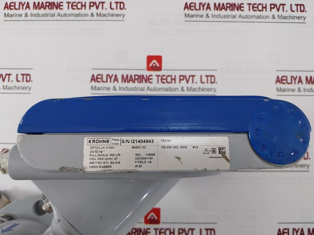 Krohne Optiflux 2100C Basic I/O Electromagnetic Flowmeter Ip67