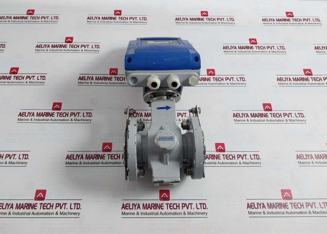 Krohne Optiflux 2100C Basic I/O Electromagnetic Flowmeter Ip67 77Ohm 100-230Vac