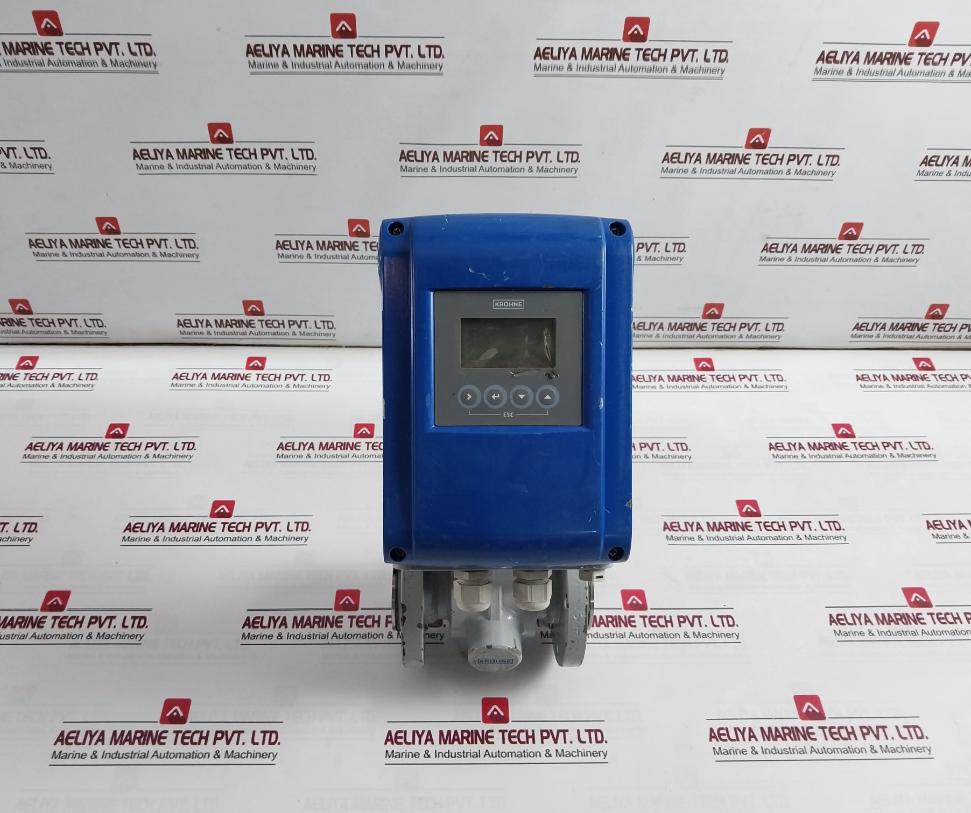 Krohne Optiflux 2100C Basic I/O Electromagnetic Flowmeter Ip67 77Ohm 100-230Vac