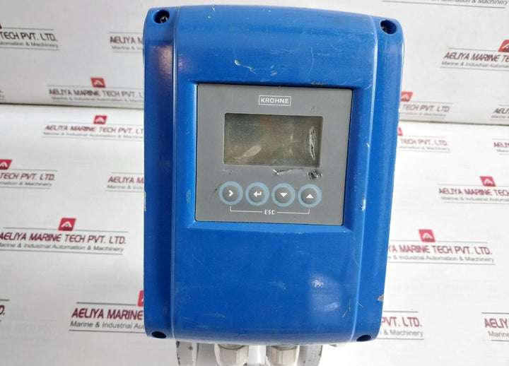 Krohne Optiflux 2100C Basic I/O Electromagnetic Flowmeter Ip67 77Ohm 100-230Vac