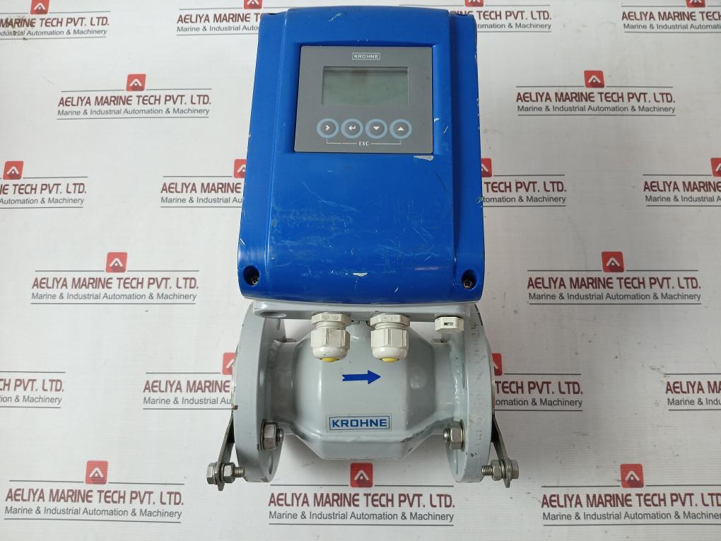 Krohne Optiflux 2100C Electromagnetic Flowmeter 100-230 Vac 50Hz 8Va 2Nb 150Lbs