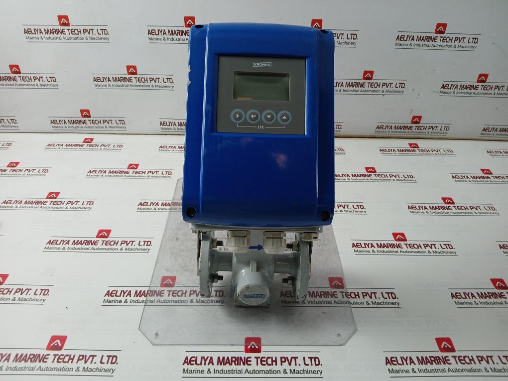 Krohne Optiflux 4100C Basic I/O Electromagnetic Flowmeter 100-230Vac Ip67 8Va