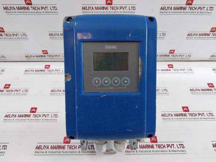 Krohne Optiflux 4100C Basic I/O Electromagnetic Flowmeter Ip67 100-230 Vac 50Hz