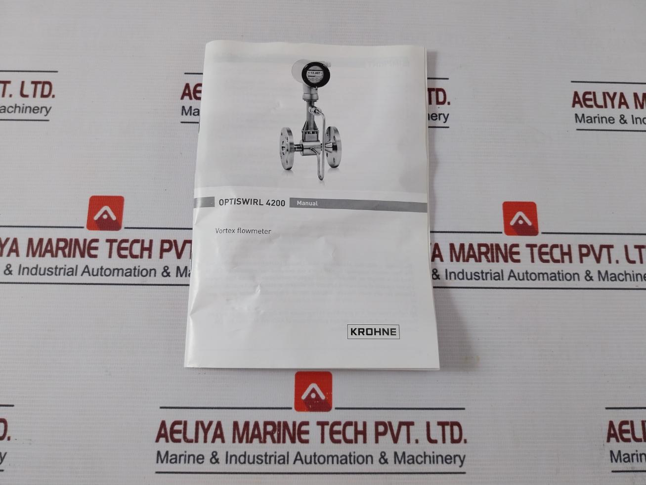 Krohne Optiswirl 4200 C Flowmeter W/ Integrated Temperature Sensor 12-32 Vdc