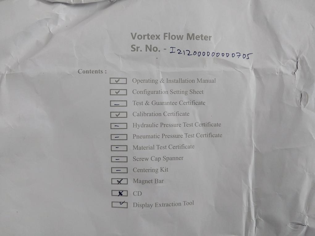 Krohne Optiswirl 4200 C Multivariable Vortex Flow Meter 12–32 Vdc 10 Bar