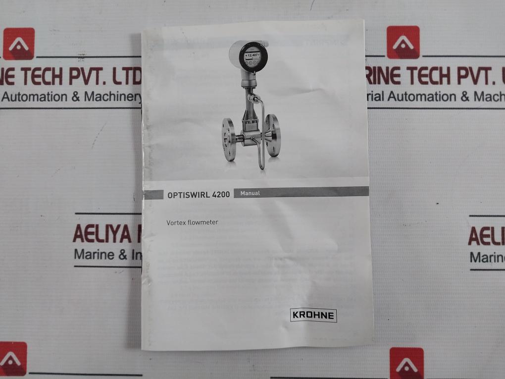 Krohne Optiswirl 4200 C Multivariable Vortex Flow Meter 12–32 Vdc 10 Bar