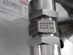Krohne Optiswirl 4200 C Vortex Flowmeter W/ Integrated Temperature Sensor 12-32V