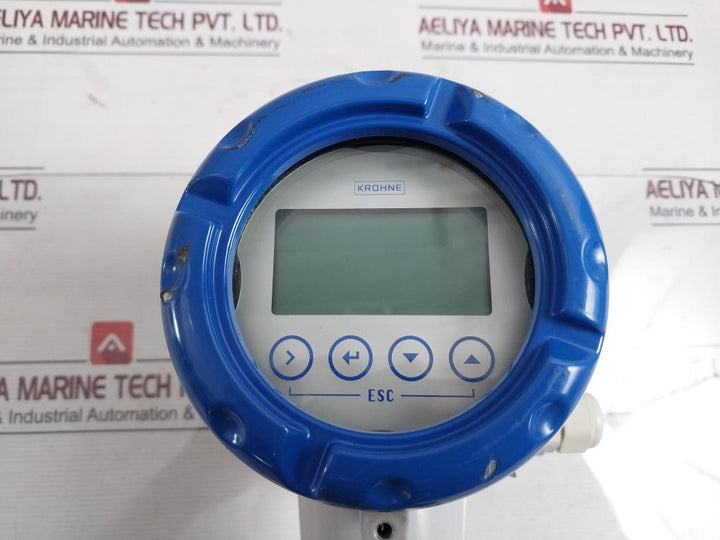 Krohne Optiswirl 4200 C Vortex Flowmeter W/ Integrated Temperature Sensor 12-32V